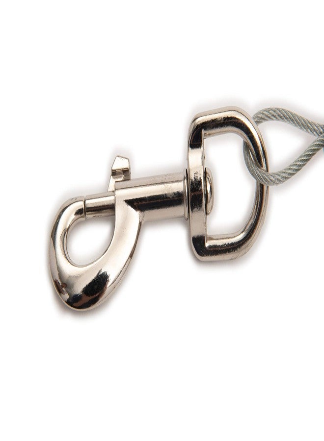 Lixit Bracket Mount and Stake Retractable Leash Tie Outs for Dogs (Stake, Medium) - Image 3
